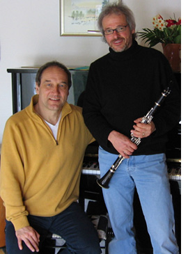 Günter Schwanghart, Klarinette Michael Swiatkowski, Piano